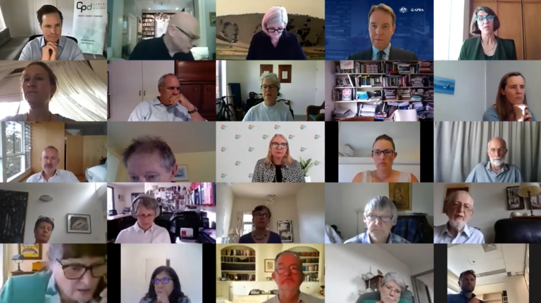 Climate and Recovery Initiative Public forum snapshot